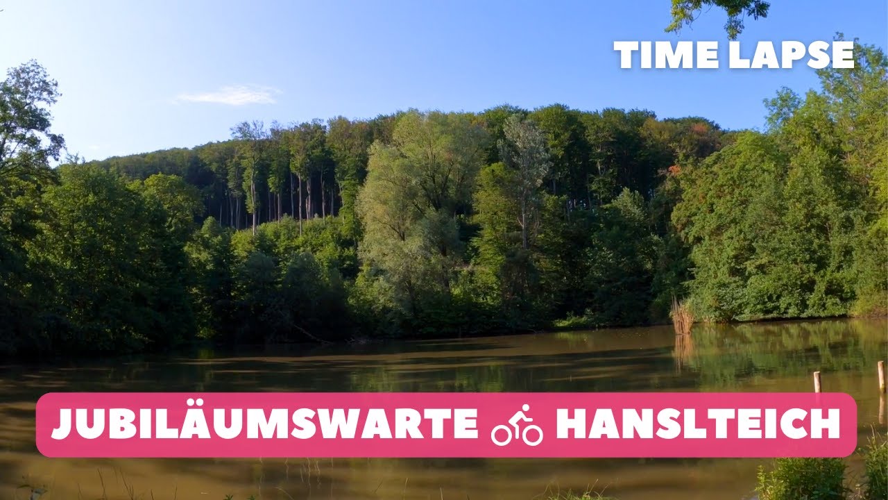 Was für eine Morgenfahrt! Mit dem MTB hinunter zum Hanslteich (Time Lapse)