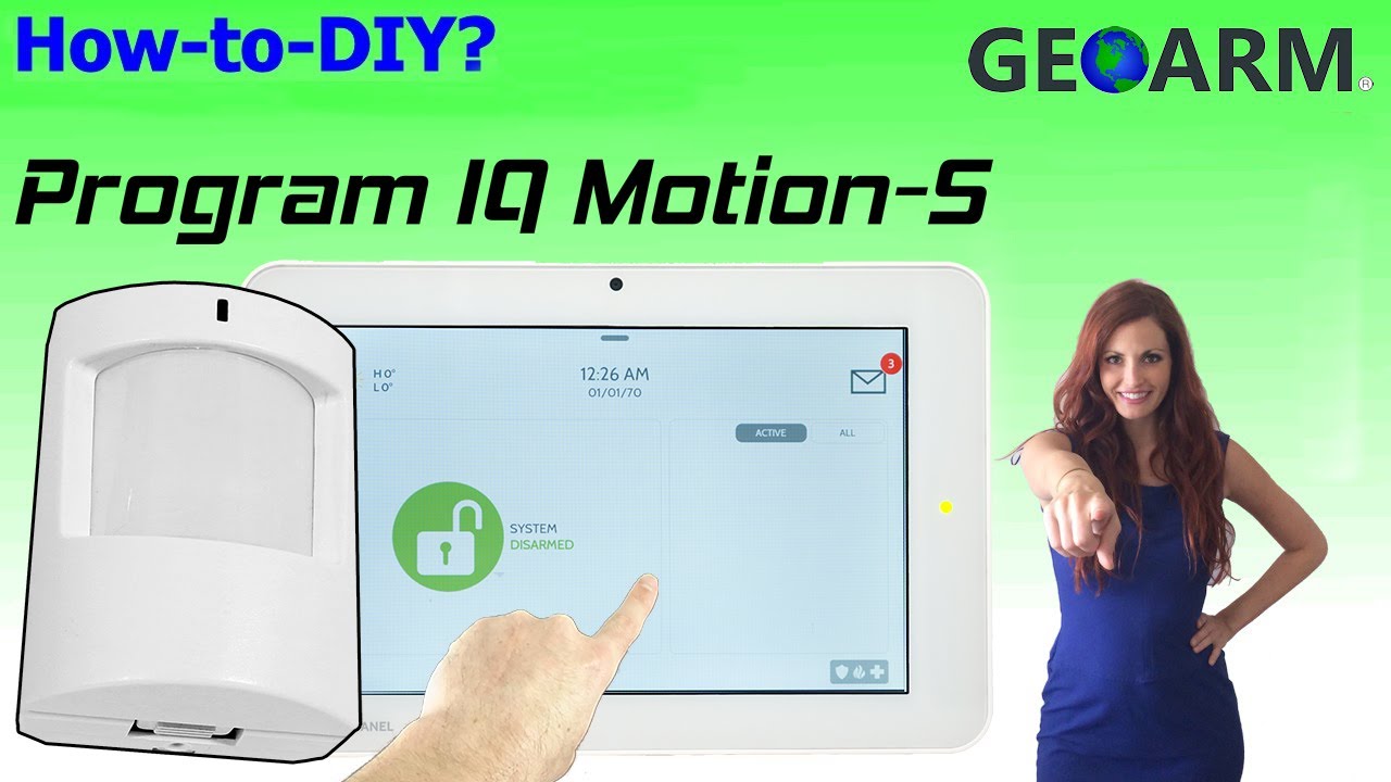 Программирование Qolsys IQ Motion-S - IQ Panel 2