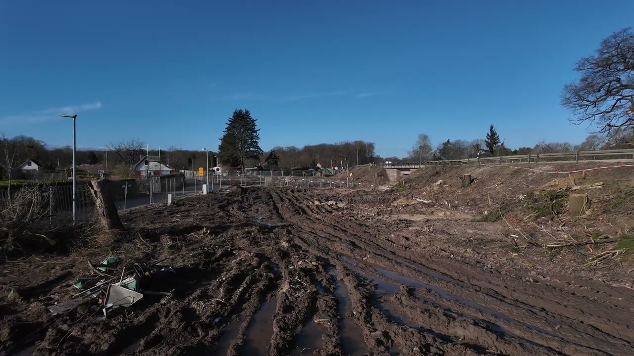 1.3.26 zerstörte Kleingärten in der Leinemasch in Hannover