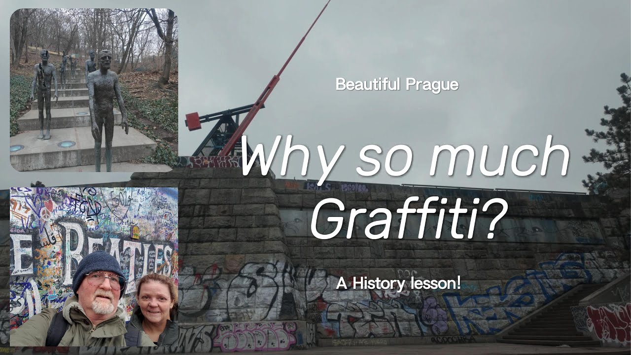Letna Park Prague why so much Graffiti #prague #letnapark #praguehistory