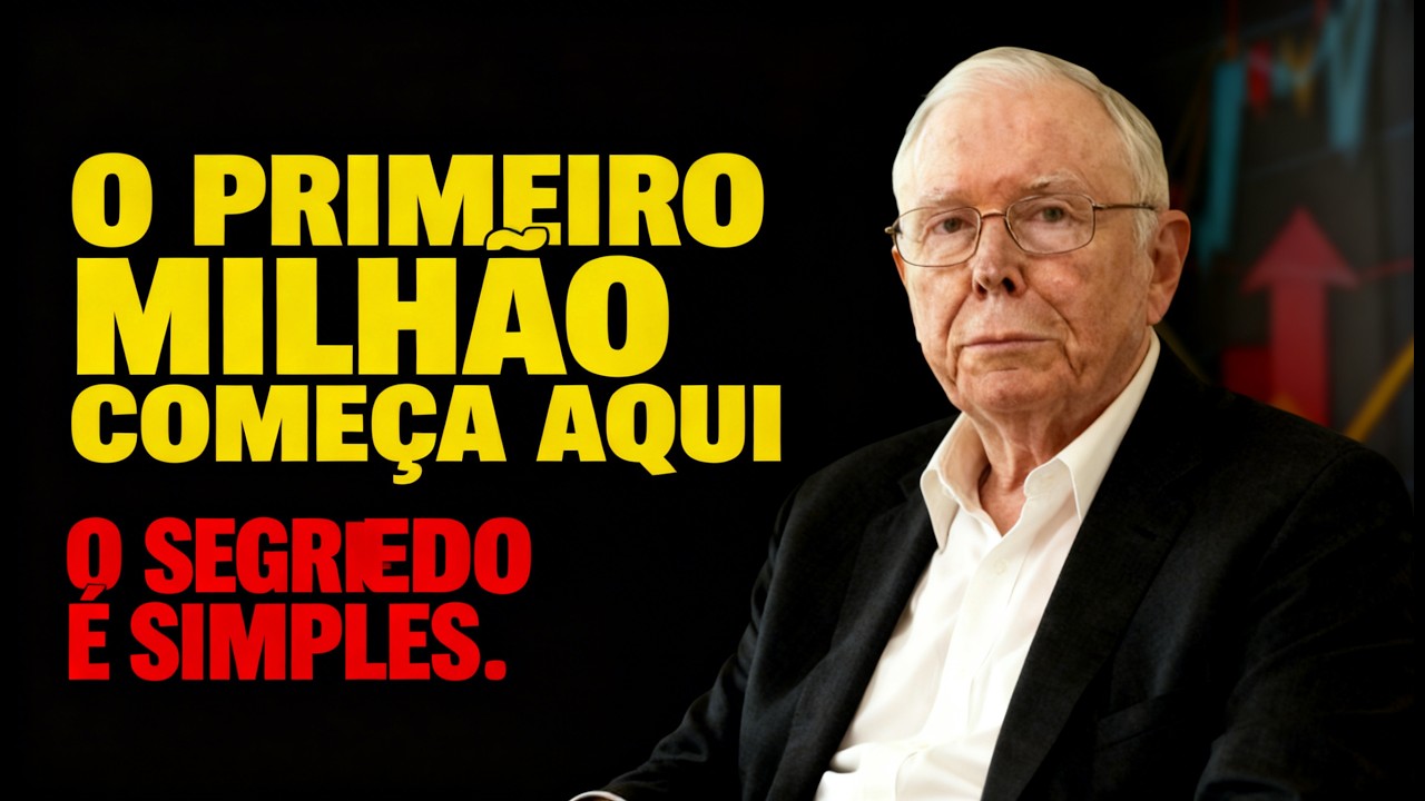 Charlie Munger: Como chegar ao primeiro milhão (sem inovar) #educaçãofinanceira