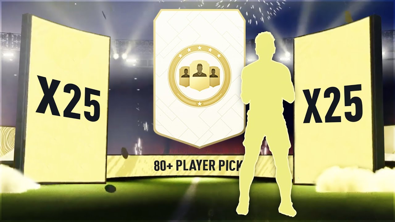 YES WALKOUTS!! 25 X 80+ PLAYER PICK PACKS! - #FIFA20 PACK OPENING