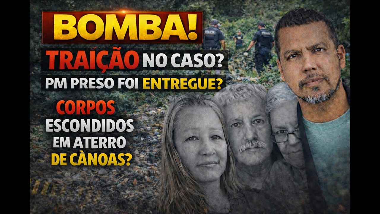 CASO FAMÍLIA AGUIAR:PISTA ANÔNIMA PODE REVELAR ONDE ESTÃO OS CORPOS! PM FOI TRAÍDO POR CÚMPLICE!