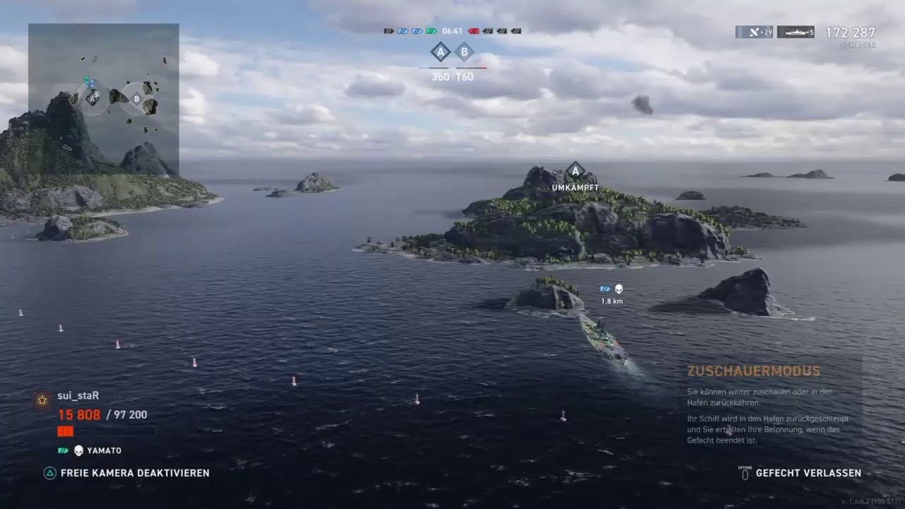 World of Warships Legends - JAGD AUF DIE YAMATO! mit playguru26+Harry