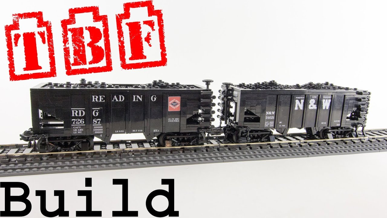 Brick Model Railroader USRA 55-Ton Hopper Time Lapse Build – Lego Speed Build