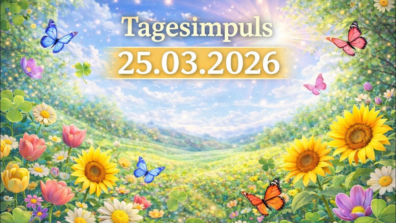 Der Tagesimpuls ☀️💐f&uuml;r den 25.3.2026 #Tarot #TagesImpuls #TagesBotschaft