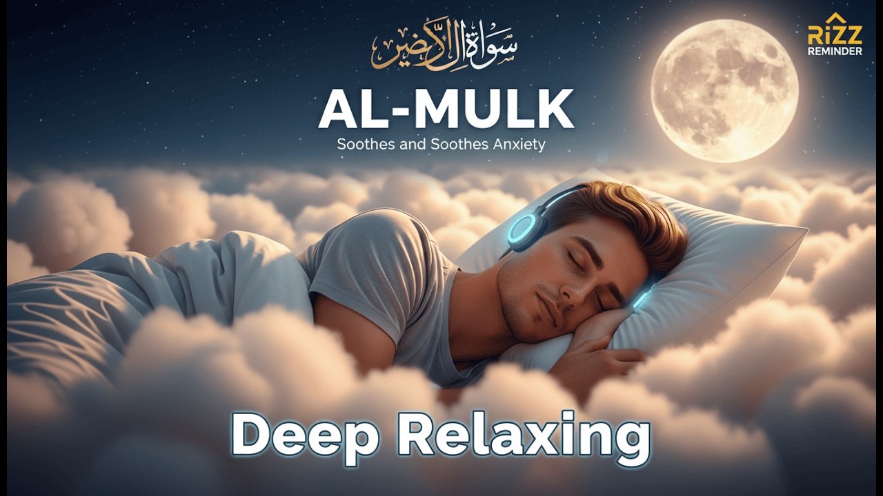 Find peace and protection tonight with this beautiful recitation of Surah Al-Mulk (سورة الملك)