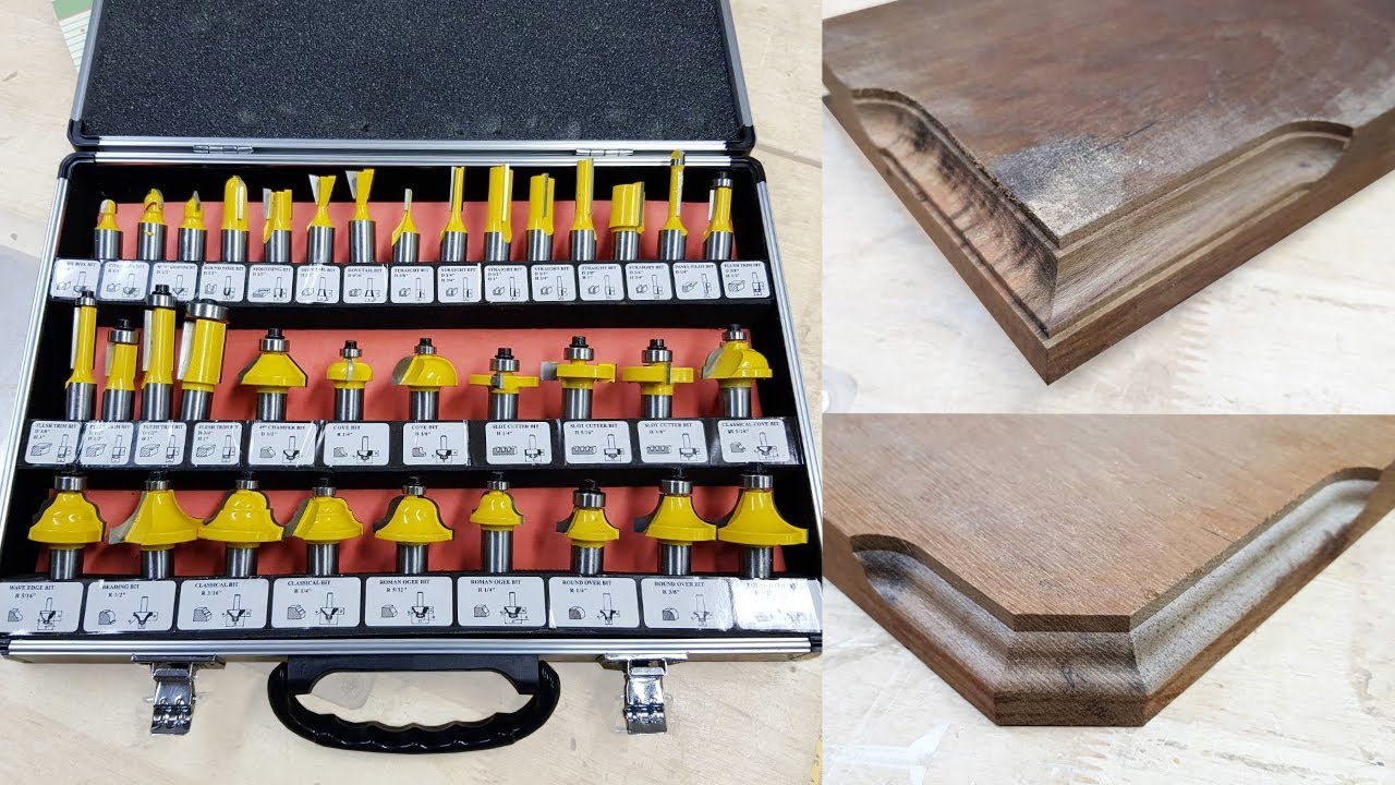 EP.555 Router bit แนะนำชุดดอกเราเตอร์และทริมเมอร์ในกล่อง