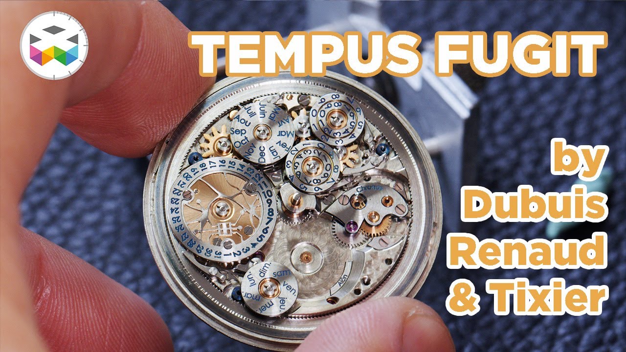 Tempus Fugit by Foundation Inartis, Dubuis, Renaud and Tixier: a life timing machine on your wrist!