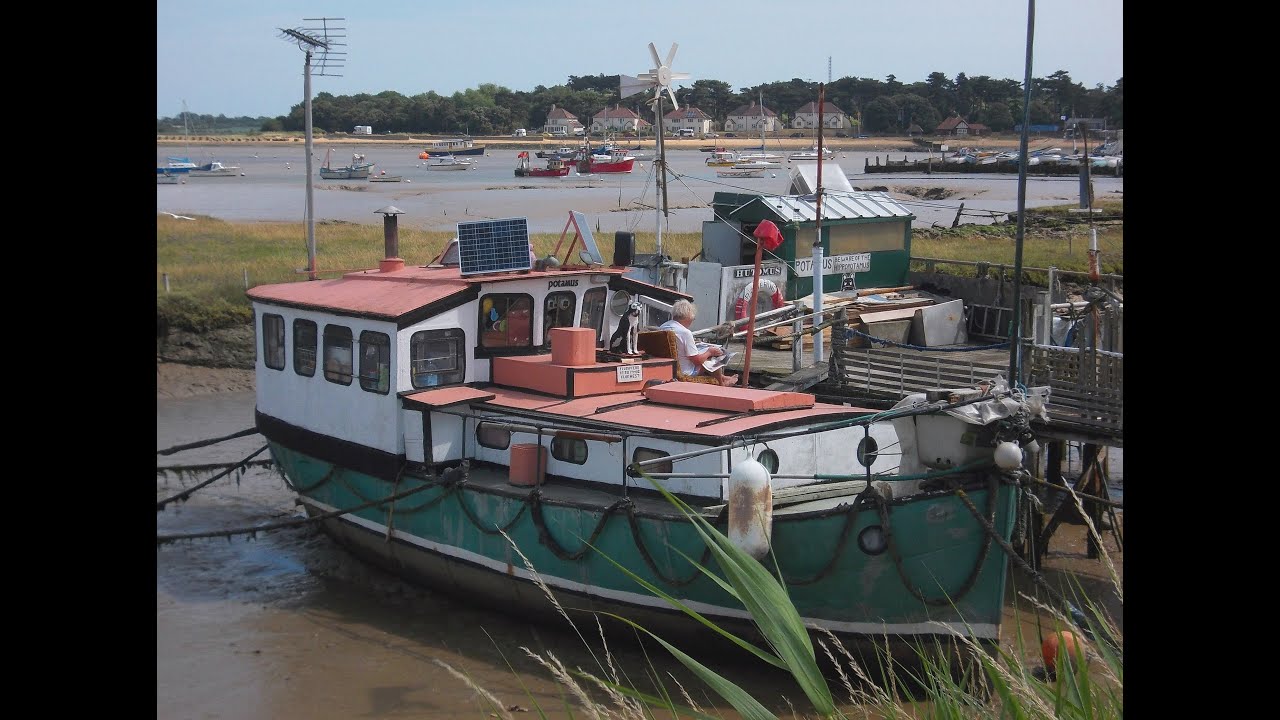 Felixstowe Ferry, Suffolk, Houseboats.