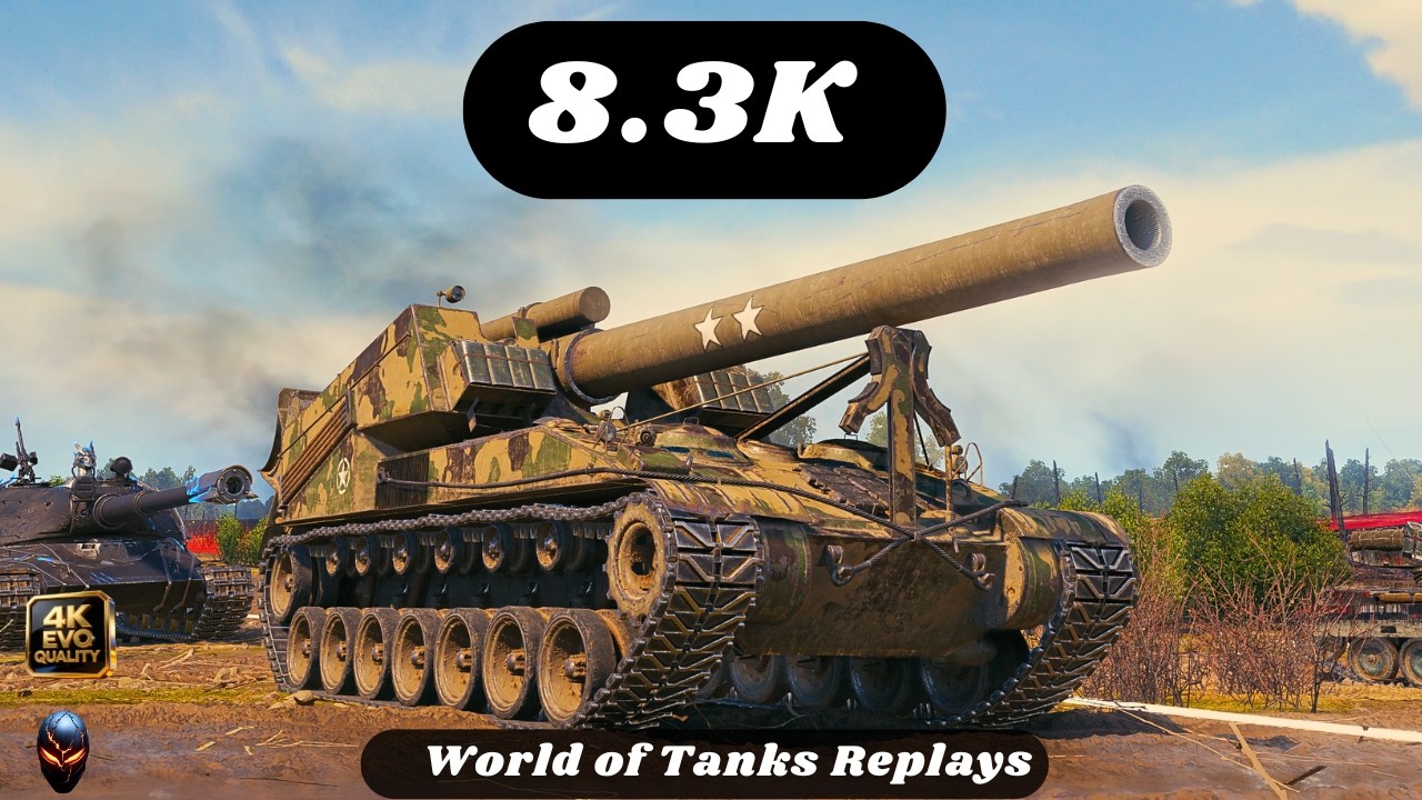 T92 HMC  8.3K Damage  3 Kills World of Tanks
