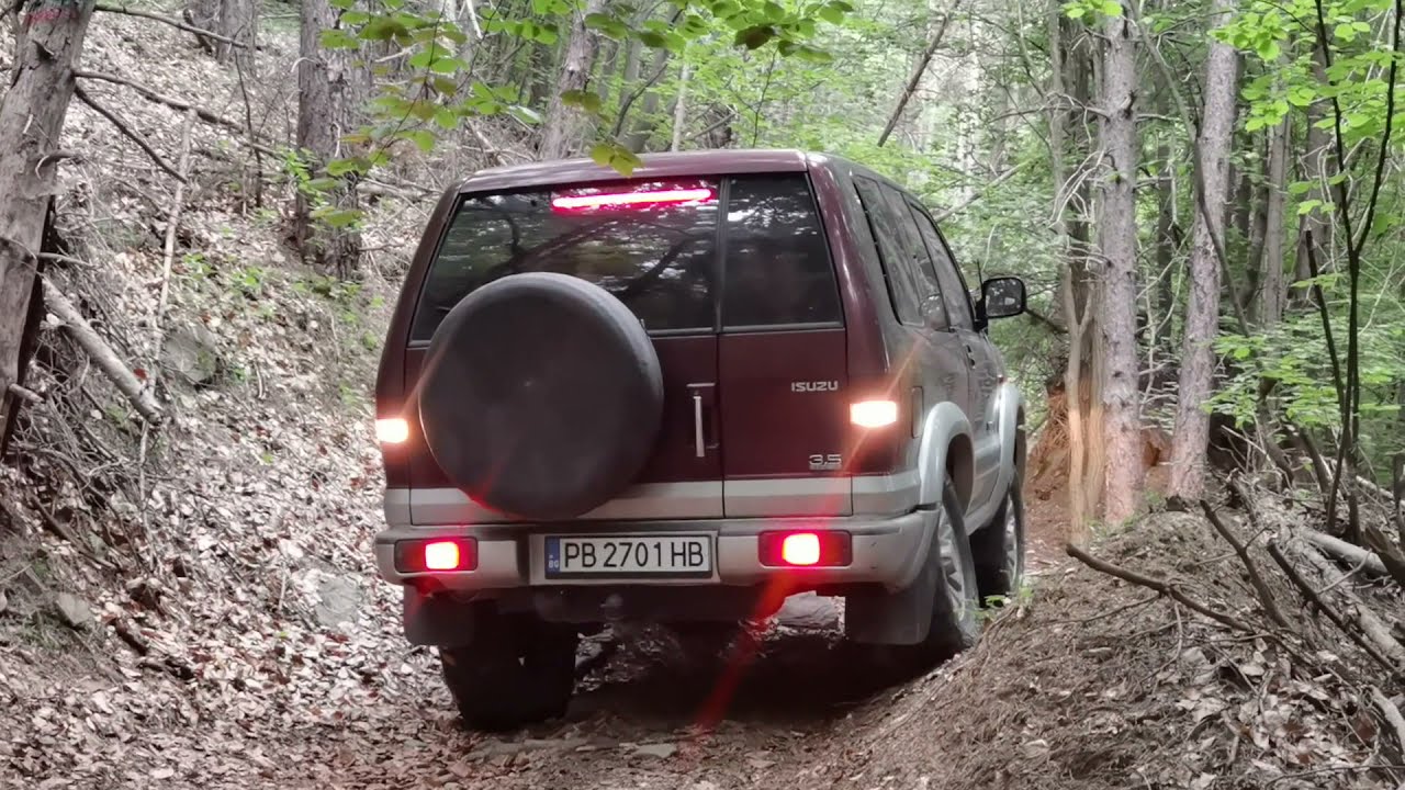 Isuzu trooper suspension travel all sway bars off