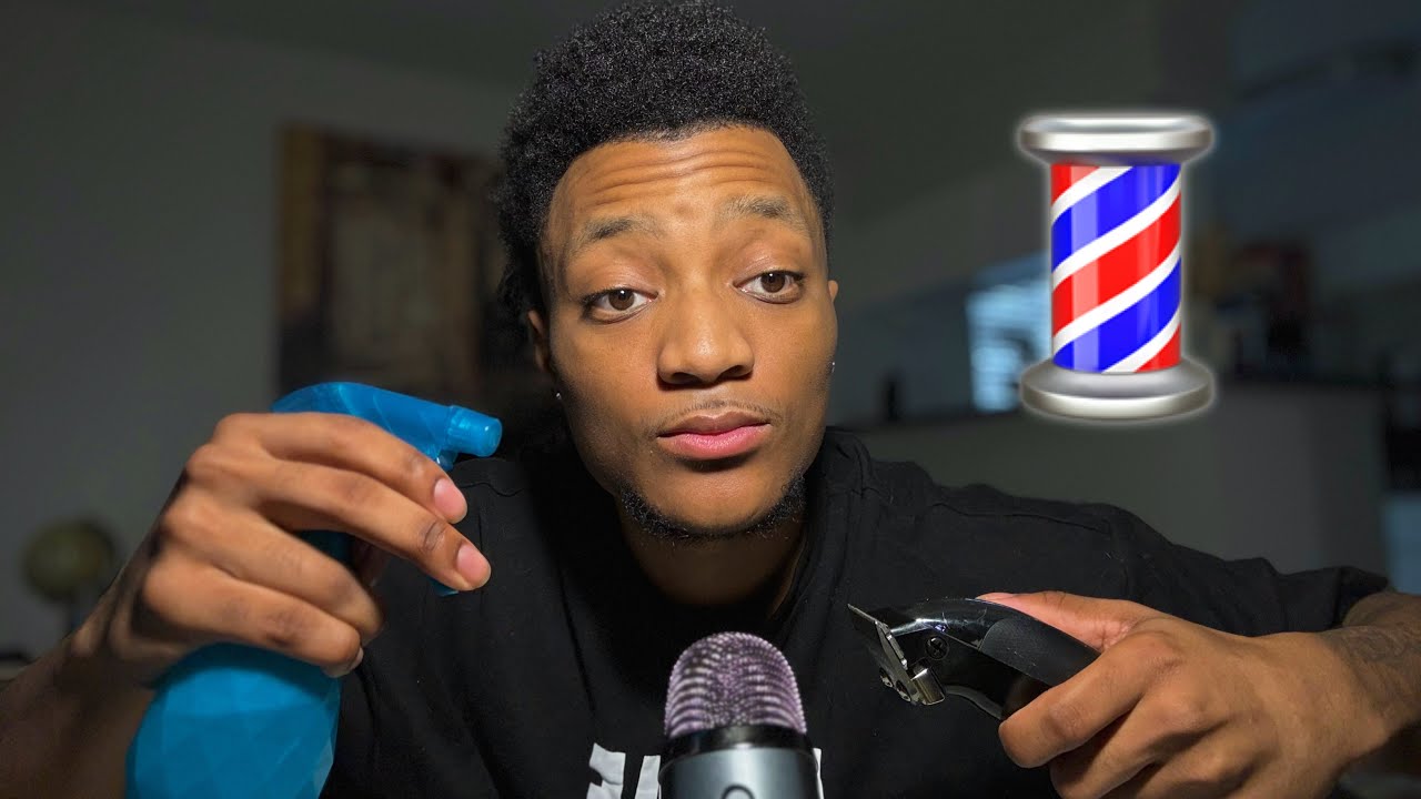 ASMR Haircut roleplay💈 (My first ASMR video)