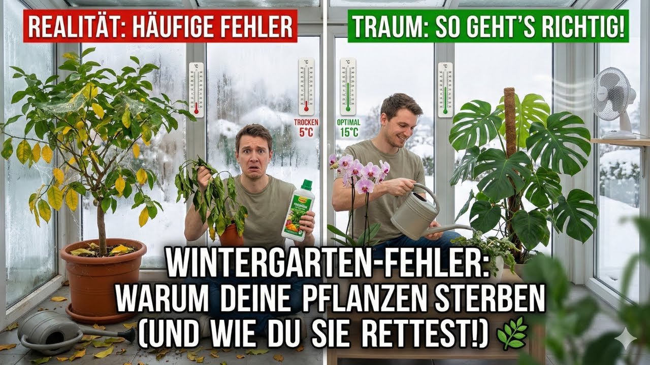 Wintergarten-Fehler: Warum deine Pflanzen sterben und wie du sie rettest!