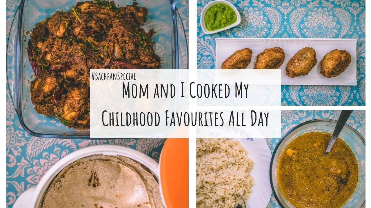 Mom Cooked All My Childhood Favourite Dishes | #BachpanSpecial | What I Eat In A Day - Indian