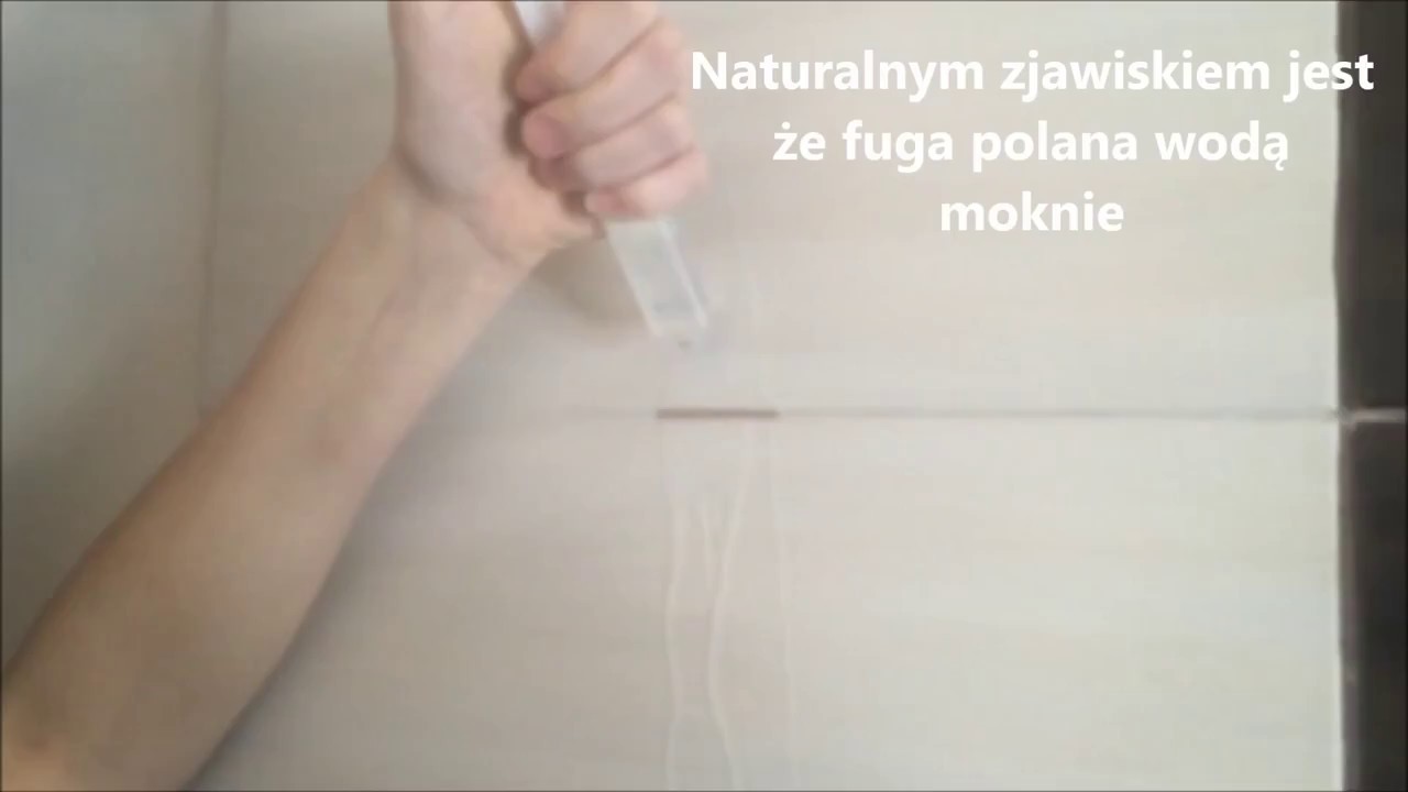 Impregnat do fug łazienkowch i kuchennych - Test impregnatu Hadwao www.centralstore.net