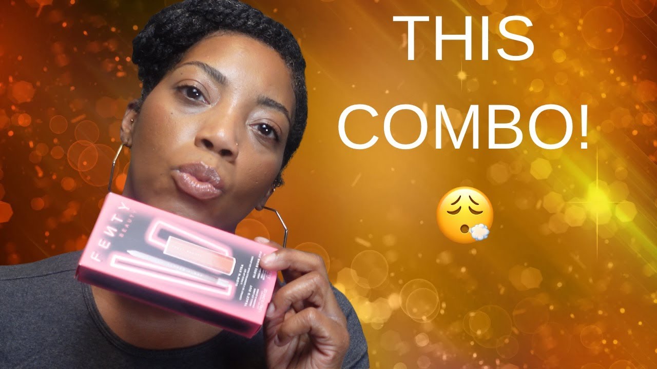 Fenty Glow’n Extra Lip Set Unboxing and Lip Swatches #NudeLipcombo #growth #makeup 