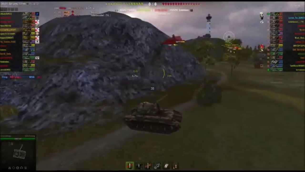 WoT 14 Kills / Critical Contribution -  Pershing  on Cliff - Great Platoon play 2 x Topguns