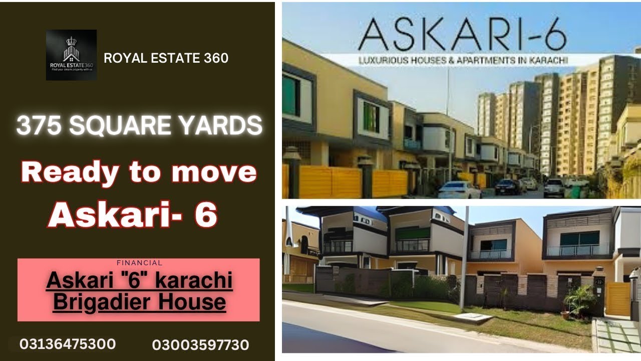 Askari 6 Karachi Full Guide – Houses, Prices, Location, Map, Facilities & Investment Tips