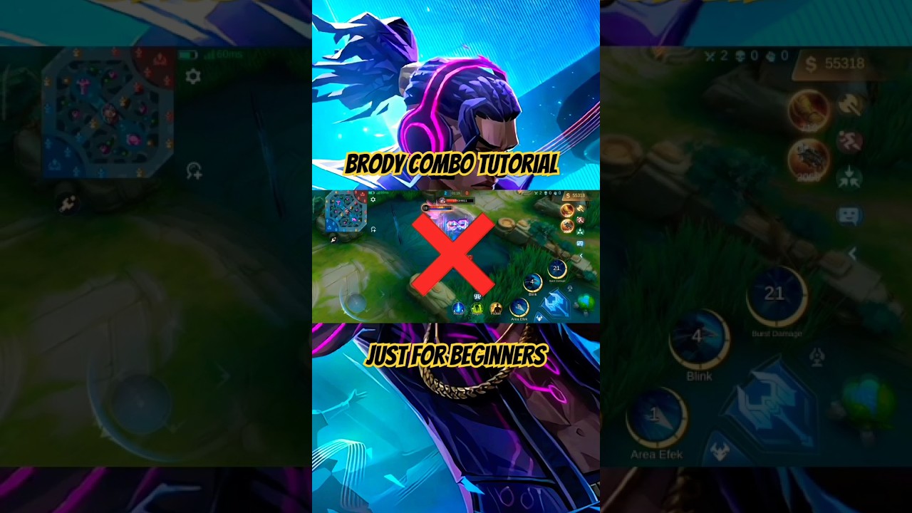 ✅BRODY COMBO TUTORIAL #mlbb #mobilelegends #tutorial #shorts