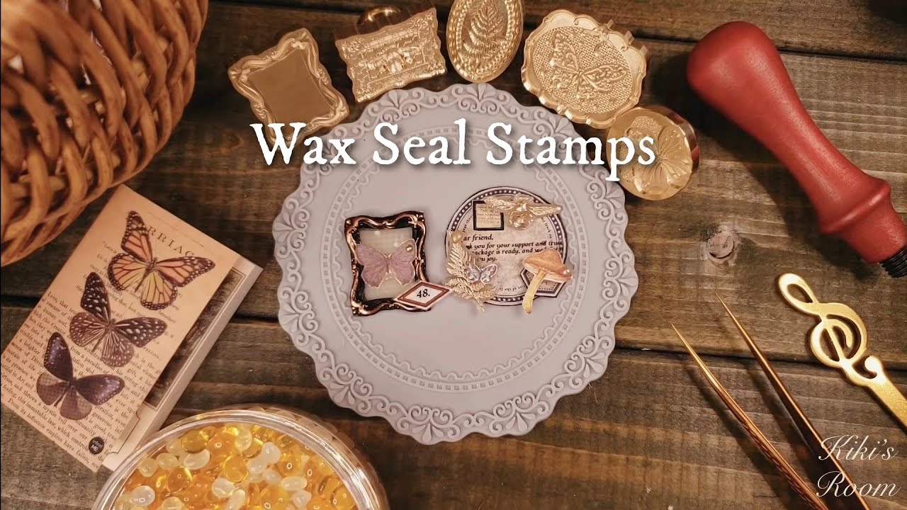 ASMR｜私のシーリングスタンプの楽しみ方/How I enjoy my Wax Seal Stamp｜7sGood｜Unboxing