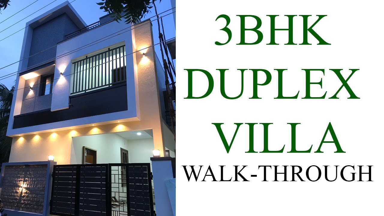 3BHK Duplex Villa Walkthrough | PLEASANT HOMES