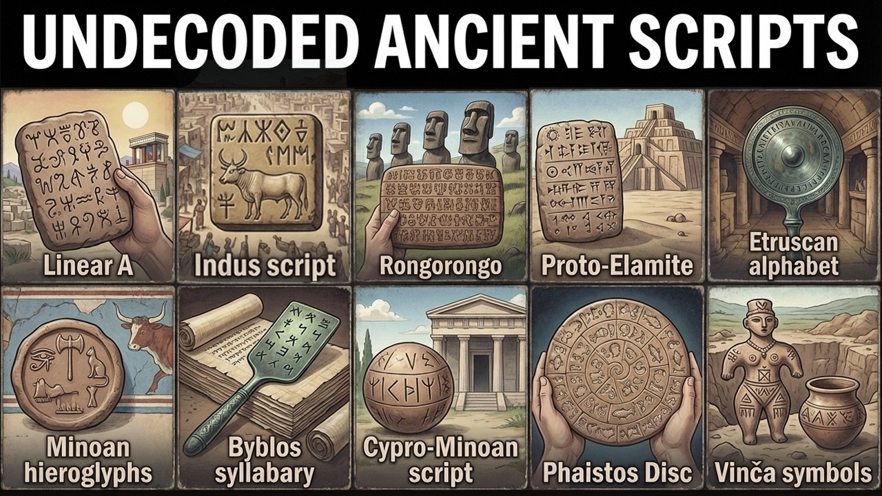 10 Ancient Scripts That Science Has Been Trying To Decode For Centuries