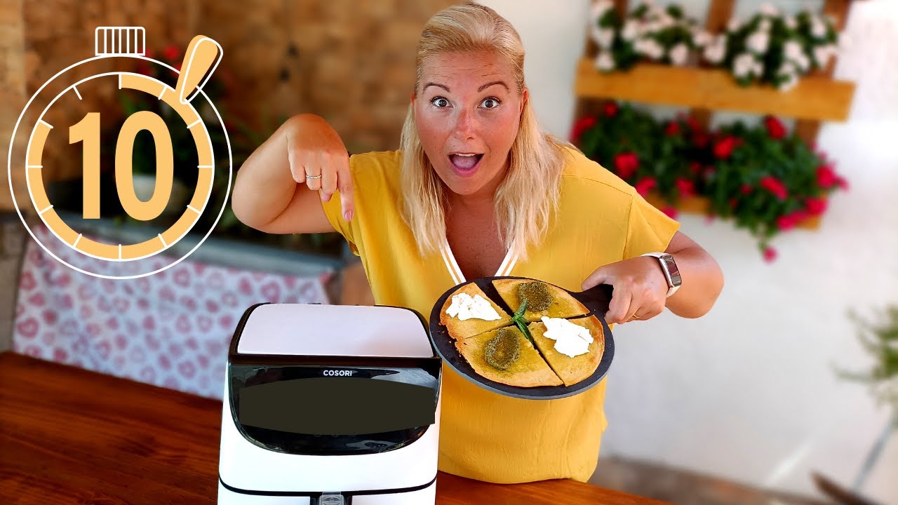 FARINATA in Friggitrice ad Aria COSORI in soli 10 minuti ..... Cecina,Faina,Socca,Cade,Fainè