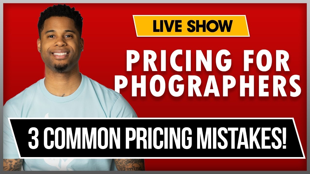 Top 3 Pricing Mistakes Photographers Make + Q&A 🔴LIVESTREAM🔴