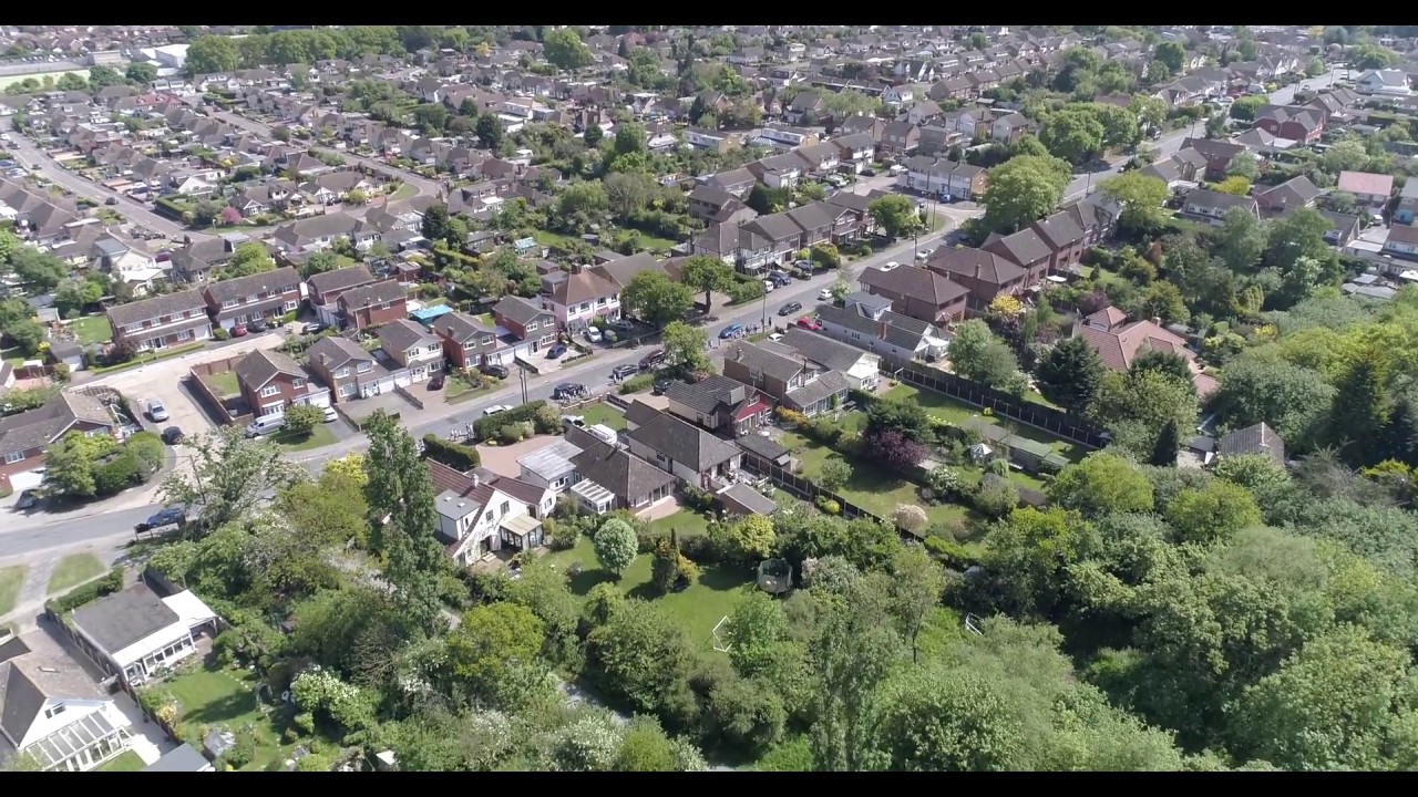 Hockley Essex from above in 4K