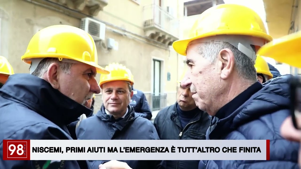 NISCEMI, PRIMI AIUTI MA L’EMERGENZA È TUTT’ALTRO CHE FINITA