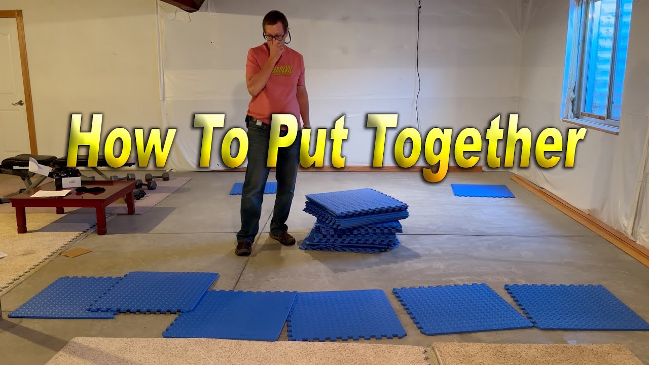 How to Install ProsourceFit Puzzle Exercise Mat | Easy Home Gym Flooring Setup!