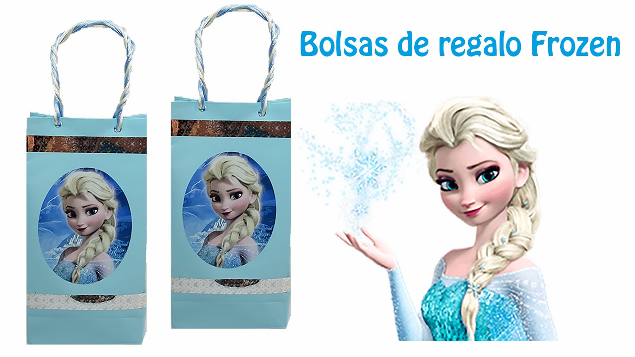 Como hacer Bolsas de  regalo de Frozen-El Mundo de MyG