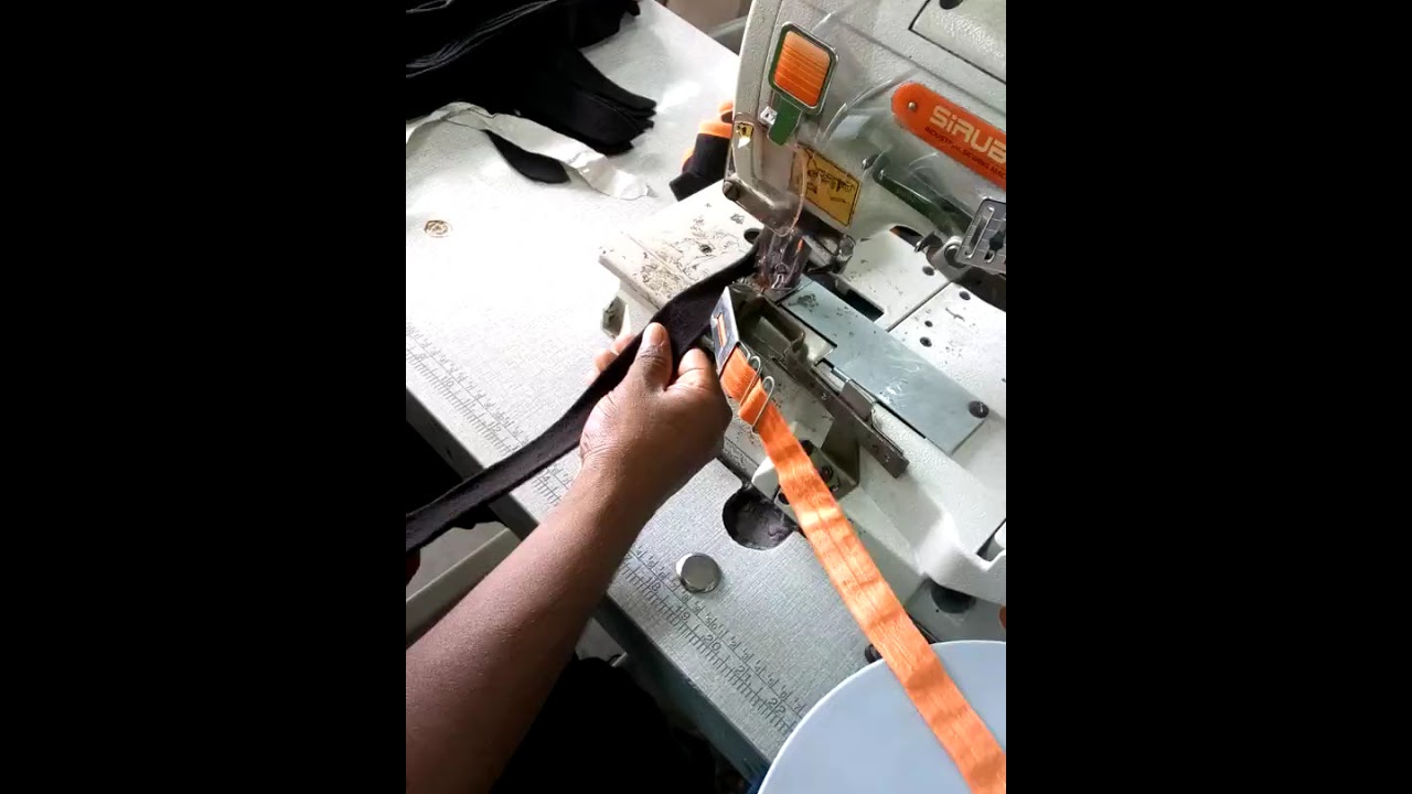 Flatlock Elastic piping sewing no seyaring