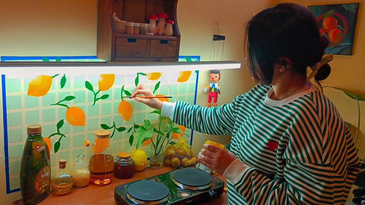 Kitchen Reset Vlog: Sourdough Retry, Fresh Tuna Salad & Wall Painting