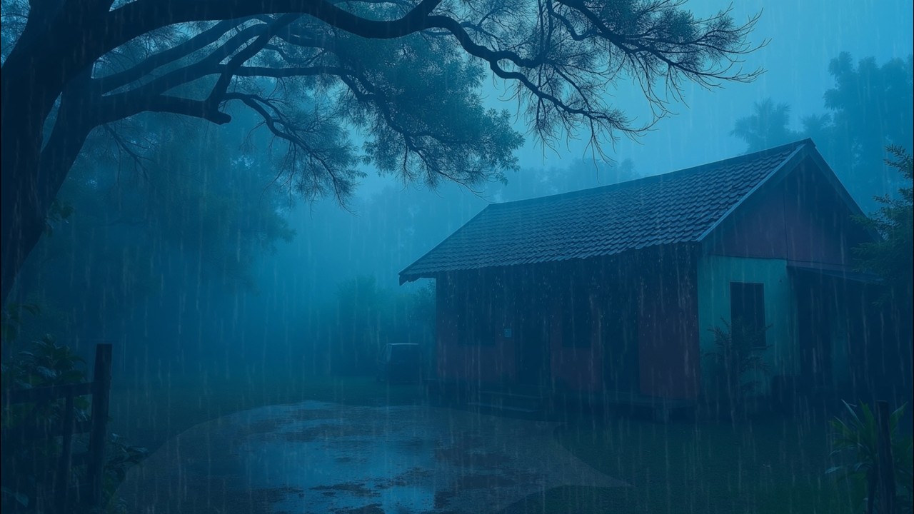 Relaxing Rain | Steady Rain Ambience for Deep Sleep and Stress Relief
