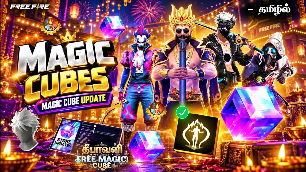 🔥 CLAIM FREE MAGIC CUBE BUNDLES 🧊 DIWALI EVENT FREE REWARDS 🥳 100% 🇮🇳 NEXT DIWALI MAGIC CUBE BUNDLES