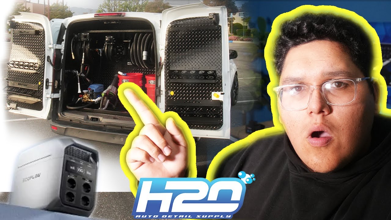 This Does Not Use Gas for Mobile Detailing ! ( Best Mobile Detailing Setup)