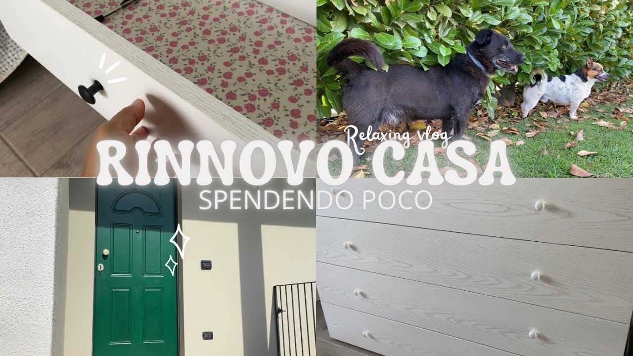 RINNOVO CASA SPENDENDO POCO 🎨 ESTERNO 🌵 e CAMERA DEGLI OSPITI 🛏️ 🌟 Relaxing vlog