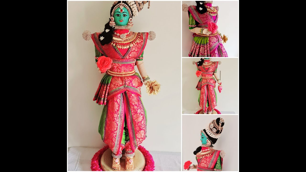 Standing Varamahalakshmi Decoration - (Goddess Andal )