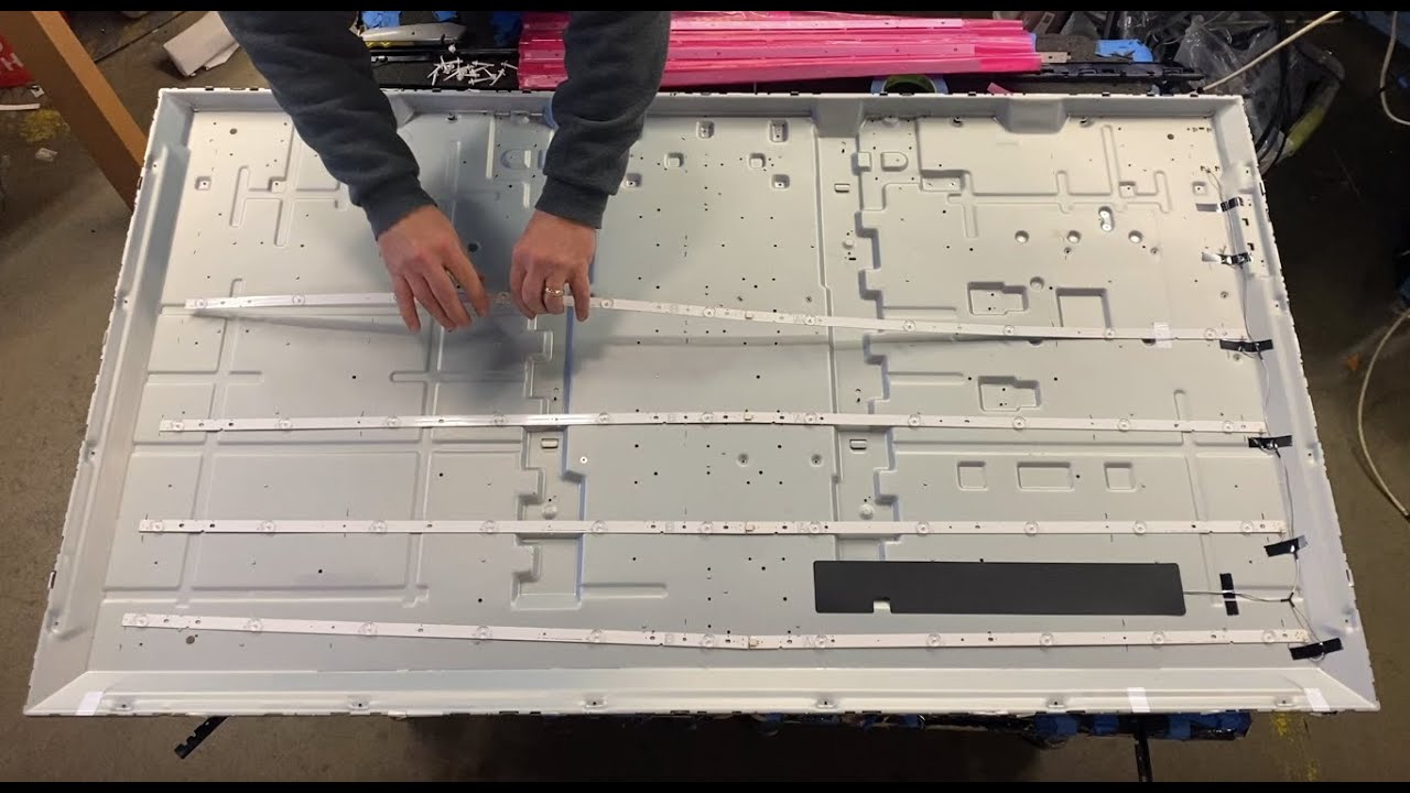 Руководство по замене светодиодной ленты 3PCM00693A/3PCM00694A для телевизора Sony LED 70
