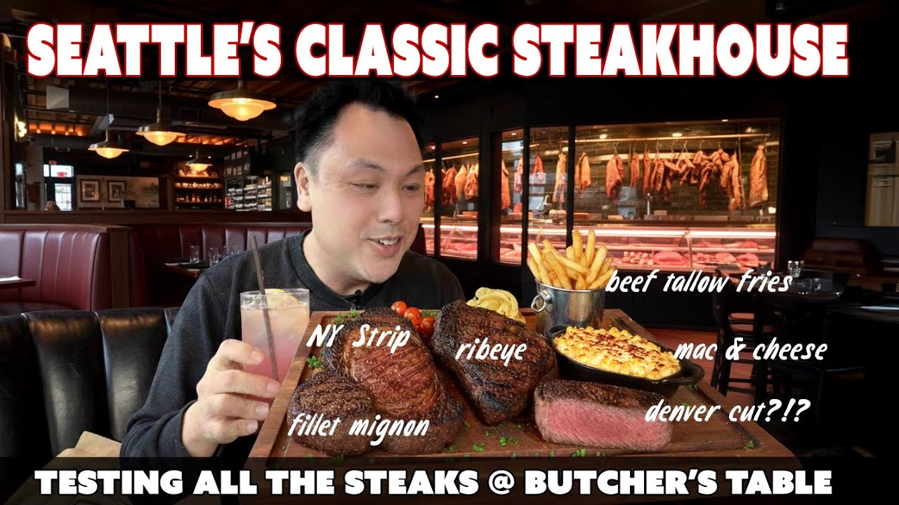 Trying Every Steak at Seattle's Most Unique Steakhouse and Butcher Shop!