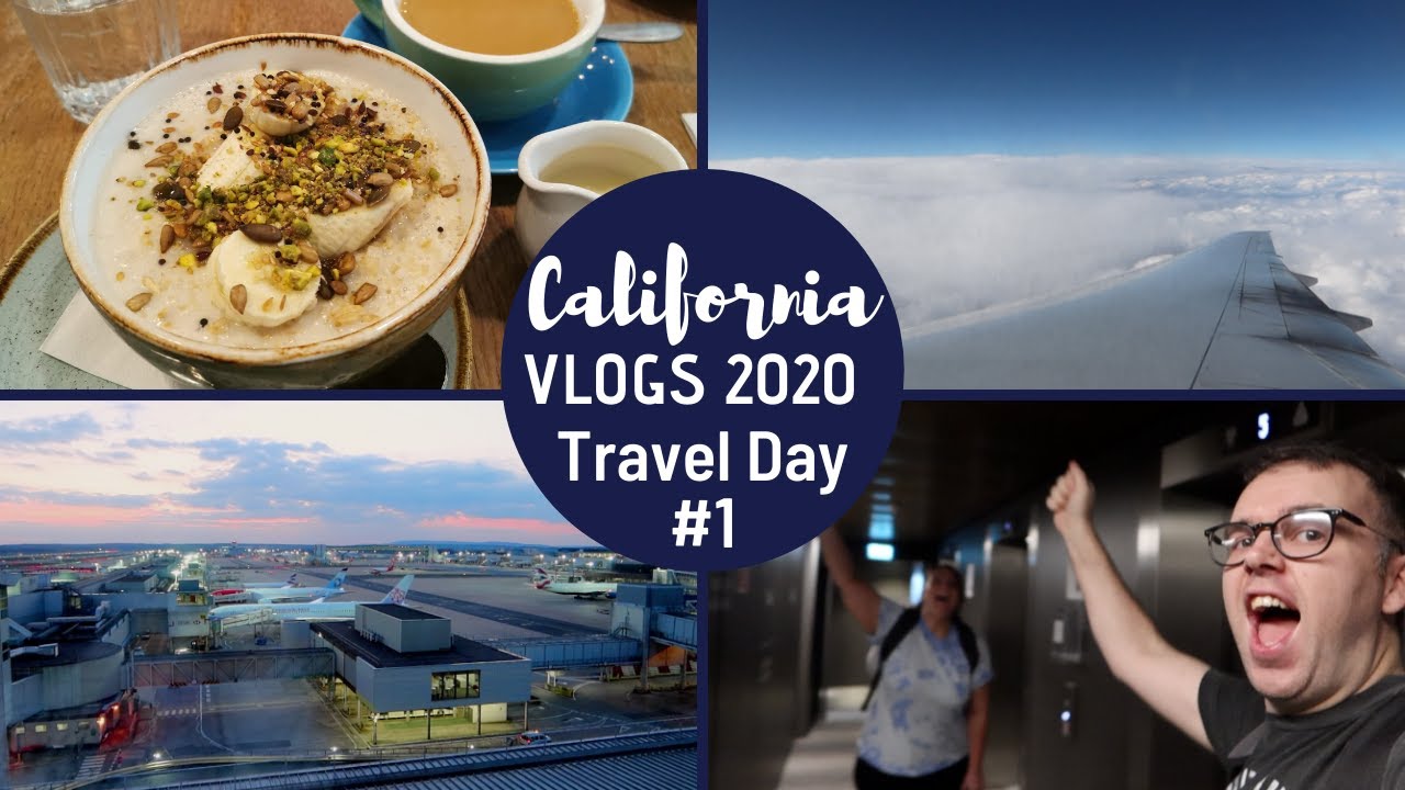 California Vlogs - March 2020 | Travel Day & Flight Delays! | KrispySmore