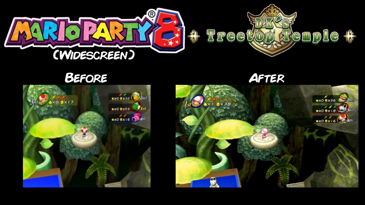 Mario Party 8: DK's Treetop Temple (Widescreen)