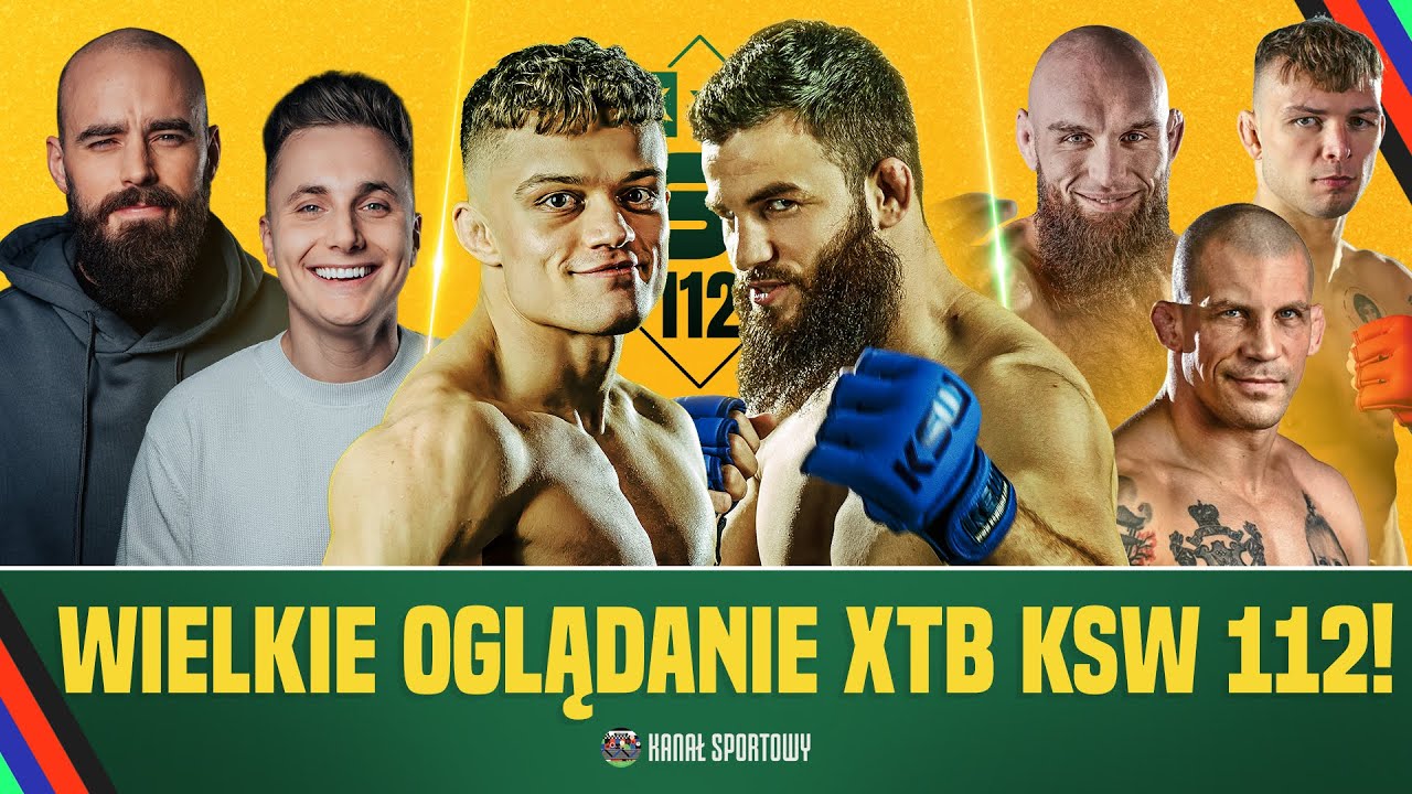 XTB KSW 112 | TURSKI, MŚCIWUJEWSKI I GOŚCIE KOMENTUJĄ GALĘ + TRANSMISJA 2 WALK