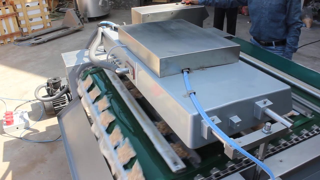 Continuous Belt Type Vacuum Packaging Machine ABV-1100 |​ Frozen Food Packaging Machine