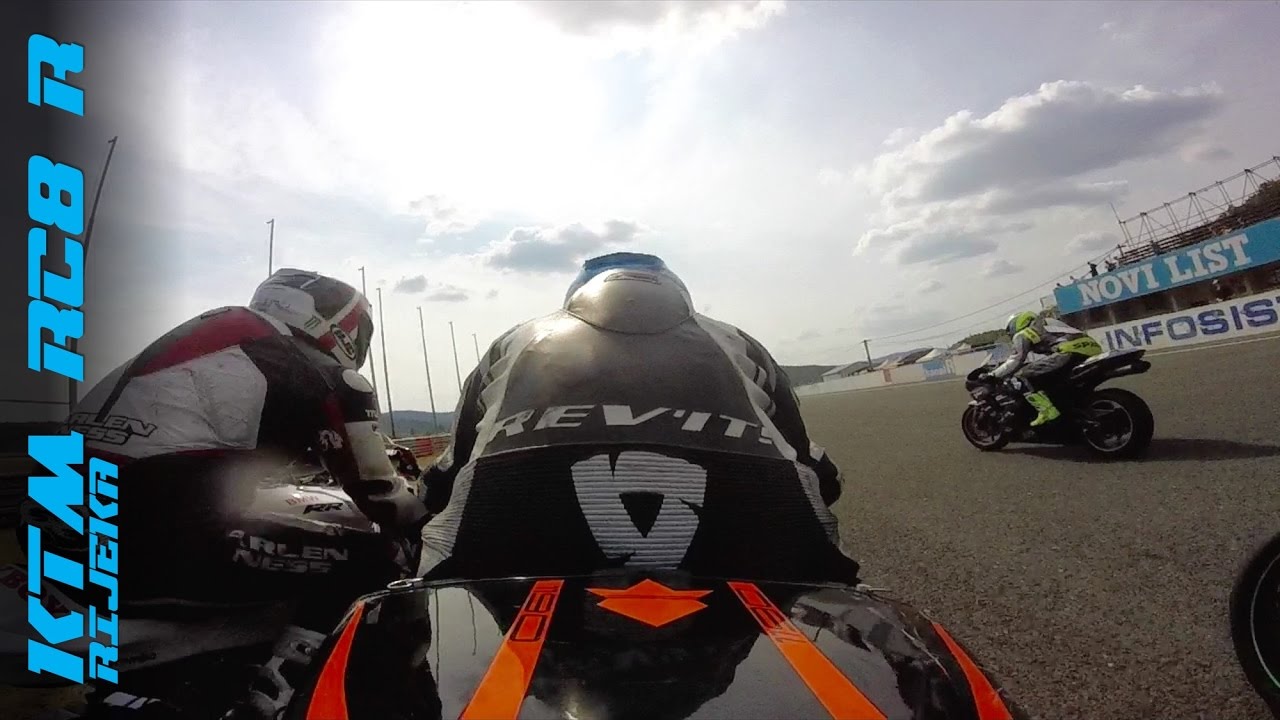 KTM 1190 RC8 R // Rijeka 2015 - 1h Race (CRASH)