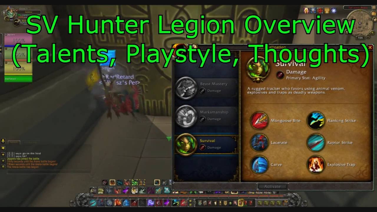 [Legion] Survival Hunter PvP Guide