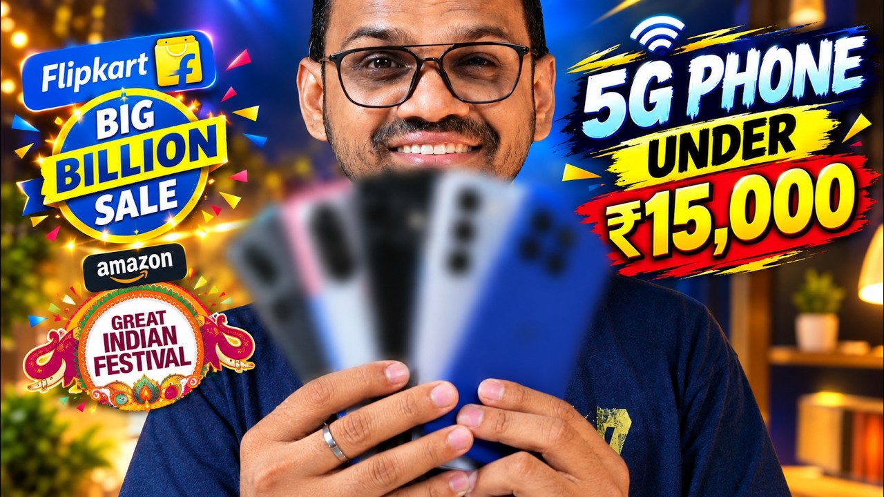 TOP 5 Expected Phones Under 15000 in Flipkart Big Billion Sale 2026🔥 5G Phones Under 15K