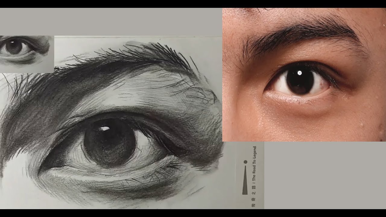 [ Basic Drawing ] How to Draw Eye's Young Man